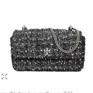 Tory Burch Mini Kira Tweed Flap Bag